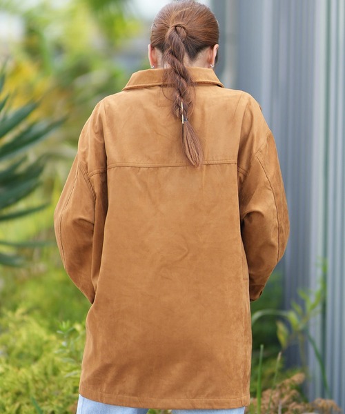 RVCA(ルーカ)の「RVCA/ルーカ DEVON SUEDE JACKET ジャケット BF044-753(その他アウター・レディース・ブラック・M)」の9枚目の写真