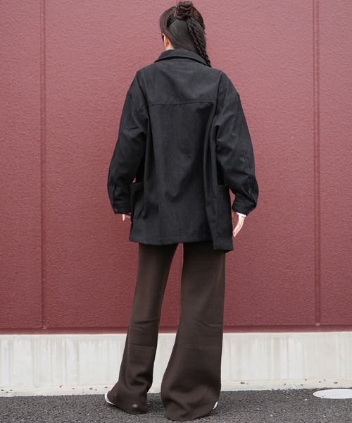 RVCA(ルーカ)の「RVCA/ルーカ DEVON SUEDE JACKET ジャケット BF044-753(その他アウター・レディース・ブラック・M)」の5枚目の写真