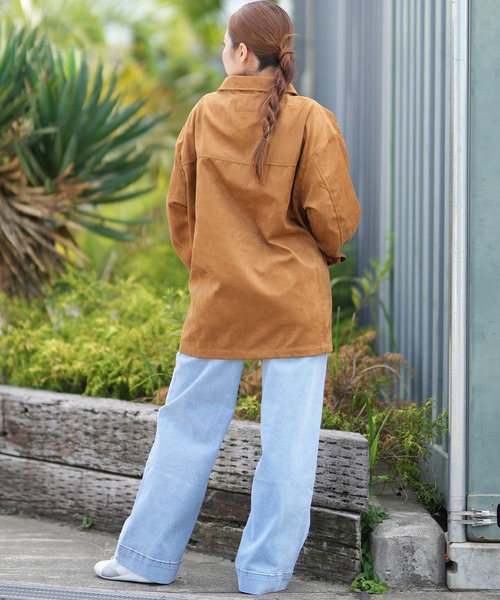 RVCA(ルーカ)の「RVCA/ルーカ DEVON SUEDE JACKET ジャケット BF044-753(その他アウター・レディース・ブラック・M)」の11枚目の写真