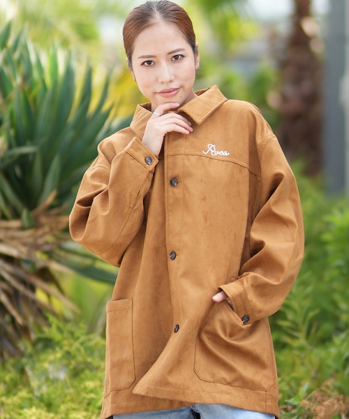 RVCA(ルーカ)の「RVCA/ルーカ DEVON SUEDE JACKET ジャケット BF044-753(その他アウター・レディース・ブラック・M)」の8枚目の写真