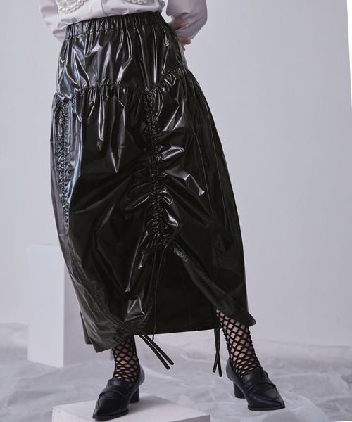 美品　MARLENEDAM ITALY マーレンダム 本革　スカート　M L 美品 MARLENEDAM ITALY マーレンダム 本革 スカート M L 楽天