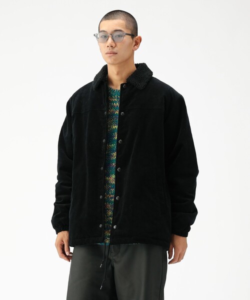 BEAMS（ビームス）の「ルーズフィット コーデュロイ ボア コーチジャケット（ブルゾン・メンズ・ブルー/ブラック/ブラウン・M/L/XL/S）」の10枚目の写真