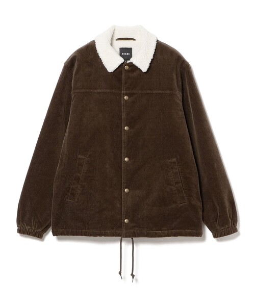 BEAMS（ビームス）の「ルーズフィット コーデュロイ ボア コーチジャケット（ブルゾン・メンズ・ブルー/ブラック/ブラウン・M/L/XL/S）」の12枚目の写真