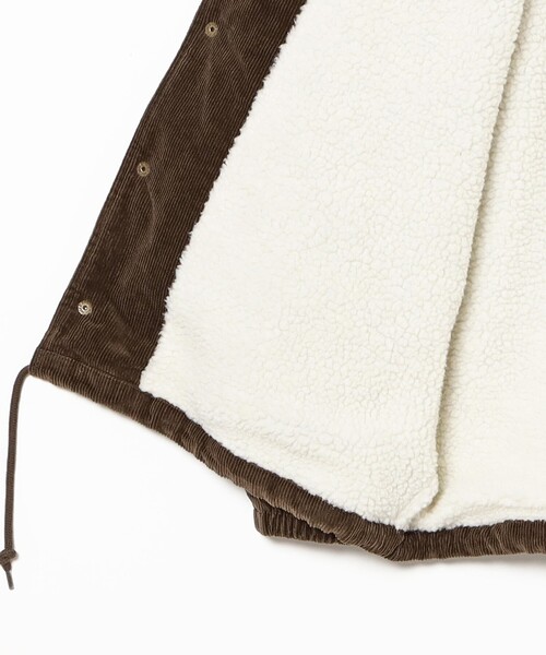 BEAMS（ビームス）の「ルーズフィット コーデュロイ ボア コーチジャケット（ブルゾン・メンズ・ブルー/ブラック/ブラウン・M/L/XL/S）」の13枚目の写真