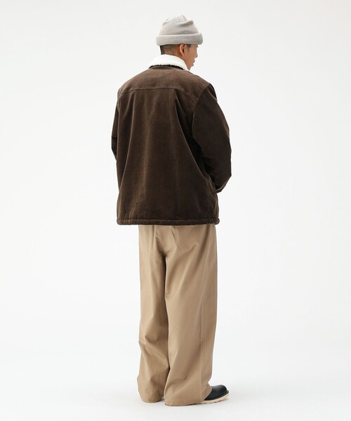 BEAMS（ビームス）の「ルーズフィット コーデュロイ ボア コーチジャケット（ブルゾン・メンズ・ブルー/ブラック/ブラウン・M/L/XL/S）」の17枚目の写真