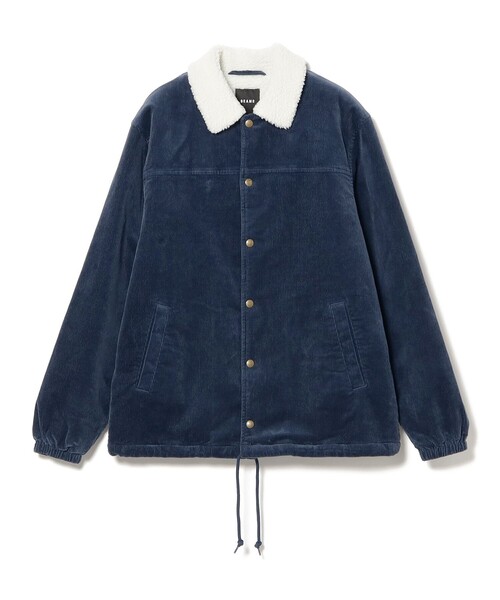 BEAMS（ビームス）の「ルーズフィット コーデュロイ ボア コーチジャケット（ブルゾン・メンズ・ブルー/ブラック/ブラウン・M/L/XL/S）」の20枚目の写真