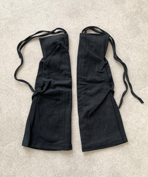 lilful（リルフル）の「レースアップシャーリングレッグカバー（レッグウォーマー・レディース・ホワイト/ライトグレー/ダークグレー/ブラック・F）」の20枚目の写真