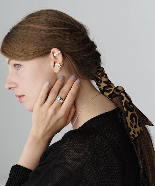 ZAKKA-BOX(ザッカボックス)の「レオパードリボンスカーフ(バンダナ/スカーフ・レディース・レオパード/その他/その他2・FREE)」の9枚目の写真