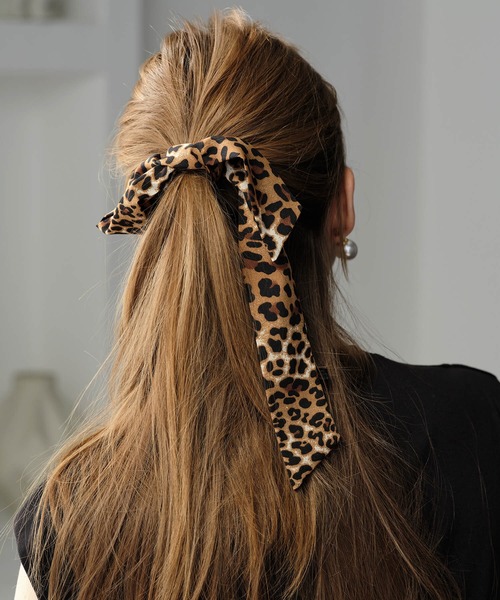 ZAKKA-BOX(ザッカボックス)の「レオパードリボンスカーフ(バンダナ/スカーフ・レディース・レオパード/その他/その他2・FREE)」の18枚目の写真