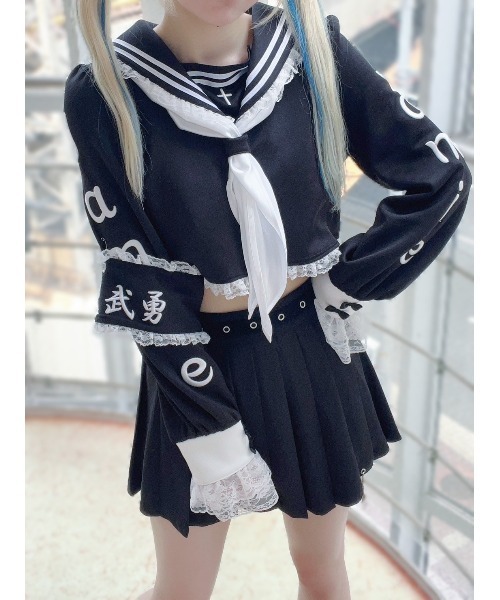 Jamie エーエヌケー（ジェイミーエーエヌケー）の「JAMIE特攻服（Tシャツ/カットソー・レディース・レッド/ホワイト/パープル・M）」の3枚目の写真