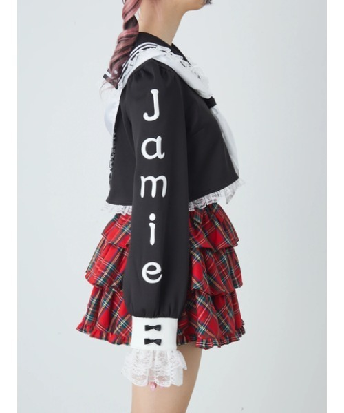 Jamie エーエヌケー（ジェイミーエーエヌケー）の「JAMIE特攻服（Tシャツ/カットソー・レディース・レッド/ホワイト/パープル・M）」の5枚目の写真