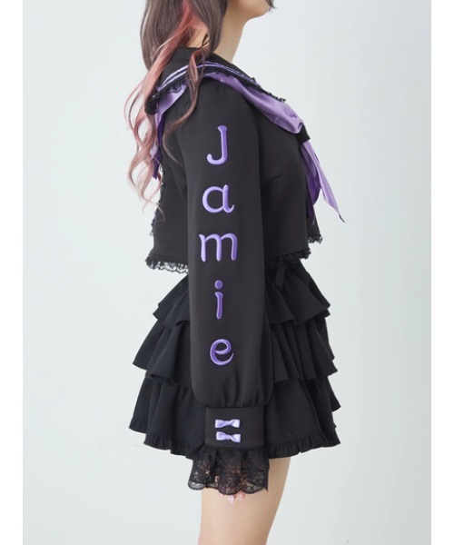 Jamie エーエヌケー（ジェイミーエーエヌケー）の「JAMIE特攻服（Tシャツ/カットソー・レディース・レッド/ホワイト/パープル・M）」の17枚目の写真