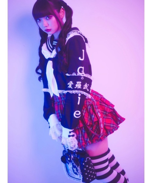 Jamie エーエヌケー（ジェイミーエーエヌケー）の「JAMIE特攻服（Tシャツ/カットソー・レディース・レッド/ホワイト/パープル・M）」の20枚目の写真