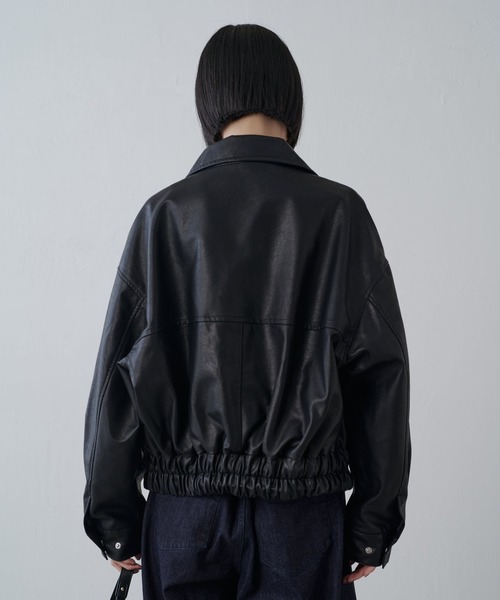 Lui's（ルイス）の「シンセティックレザーブルゾン（ブルゾン