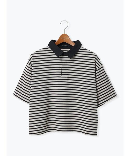 Lugnoncure(ルノンキュール)の「ボーダーラガーシャツ(その他トップス・レディース・ブラック/ベージュ/ブラウン・F)」の13枚目の写真