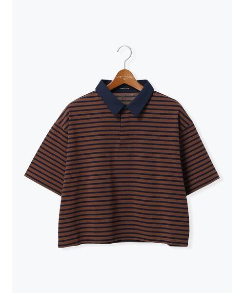 Lugnoncure(ルノンキュール)の「ボーダーラガーシャツ(その他トップス・レディース・ブラック/ベージュ/ブラウン・F)」の14枚目の写真