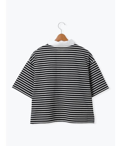 Lugnoncure(ルノンキュール)の「ボーダーラガーシャツ(その他トップス・レディース・ブラック/ベージュ/ブラウン・F)」の16枚目の写真