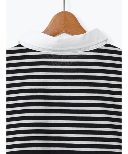 Lugnoncure(ルノンキュール)の「ボーダーラガーシャツ(その他トップス・レディース・ブラック/ベージュ/ブラウン・F)」の20枚目の写真