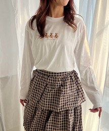 アニマルデザインプリントロンT／長袖Tシャツ