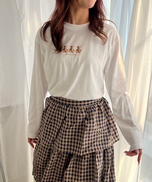 cuorequal(クオレコール)の「アニマルデザインプリントロンT/長袖Tシャツ(Tシャツ/カットソー・レディース・B/C/A・MEDIUM)」の3枚目の写真