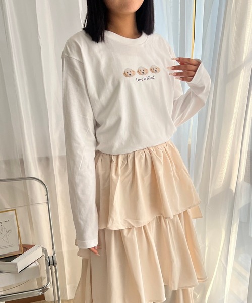 cuorequal(クオレコール)の「アニマルデザインプリントロンT/長袖Tシャツ(Tシャツ/カットソー・レディース・B/C/A・MEDIUM)」の5枚目の写真