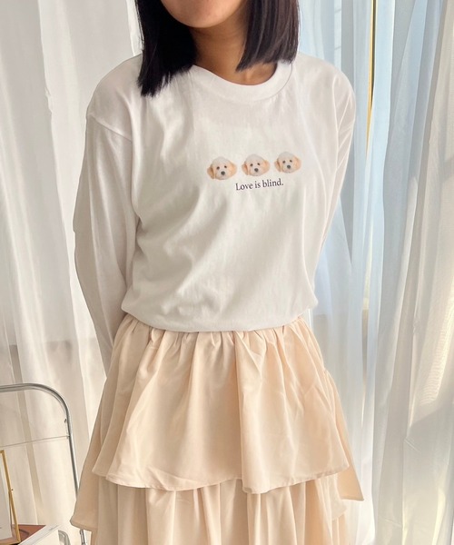 cuorequal(クオレコール)の「アニマルデザインプリントロンT/長袖Tシャツ(Tシャツ/カットソー・レディース・B/C/A・MEDIUM)」の7枚目の写真