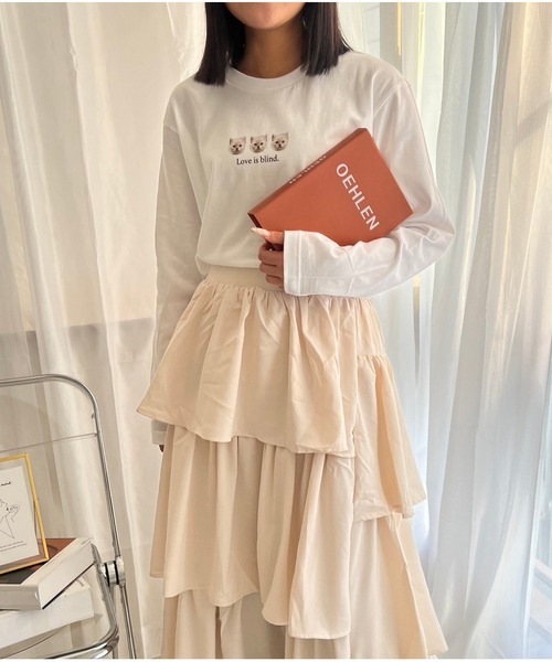 cuorequal(クオレコール)の「アニマルデザインプリントロンT/長袖Tシャツ(Tシャツ/カットソー・レディース・B/C/A・MEDIUM)」の9枚目の写真