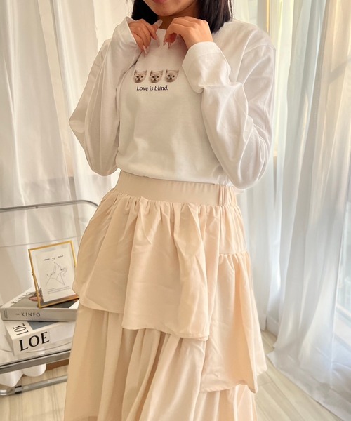 cuorequal(クオレコール)の「アニマルデザインプリントロンT/長袖Tシャツ(Tシャツ/カットソー・レディース・B/C/A・MEDIUM)」の13枚目の写真