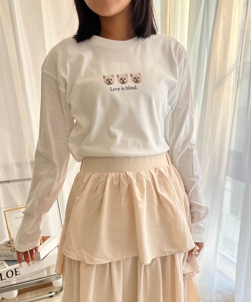 cuorequal(クオレコール)の「アニマルデザインプリントロンT/長袖Tシャツ(Tシャツ/カットソー・レディース・B/C/A・MEDIUM)」の14枚目の写真