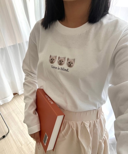 cuorequal(クオレコール)の「アニマルデザインプリントロンT/長袖Tシャツ(Tシャツ/カットソー・レディース・B/C/A・MEDIUM)」の15枚目の写真
