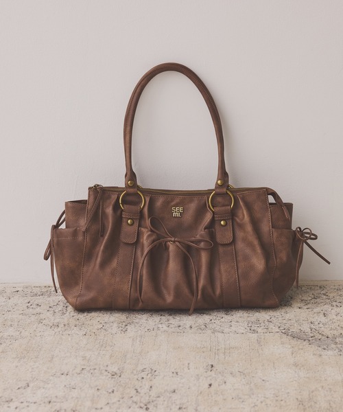 セール】【Seemi.】ドロストバッグ（ショルダーバッグ）｜one after