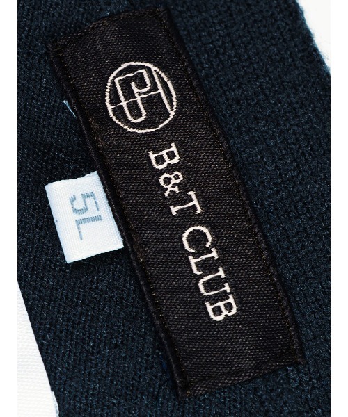 B&T CLUB(ビーティークラブ)の「B&T CLUB (ビーアンドティークラブ) ふわかる ウォッシャブル 12G 天竺編み Vネック ベスト(ベスト・メンズ・ネイビー/ダークグレー/ブラック・5L/4L/3L)」の12枚目の写真