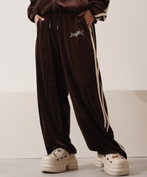 1111clothing | 【セットアップ 対応】 サイドライン ベロア トラックパンツ / Side Line Velour Track Pants(スウェットパンツ)