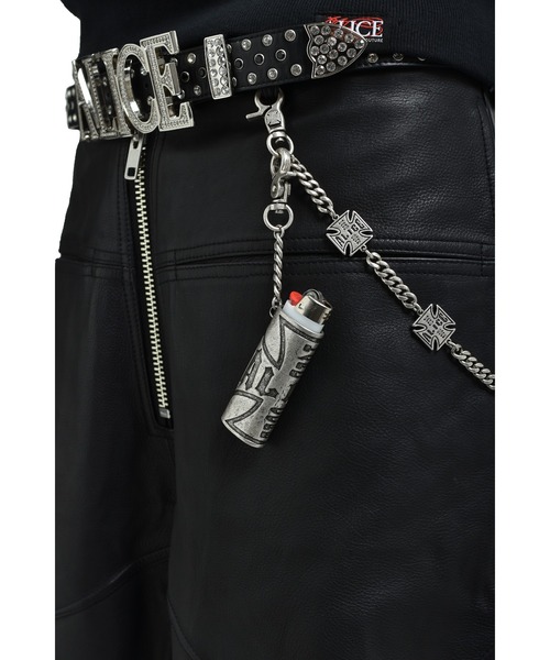 新品 パーリーゲイツ ニット カシミヤ 王冠ロゴ パープル Lサイズ（5