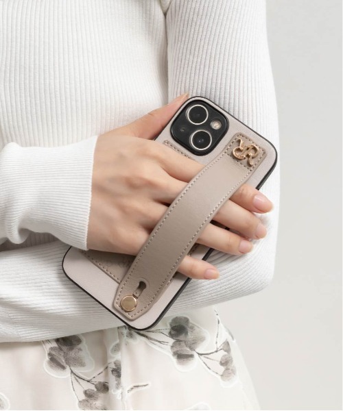 RANDA（ランダ）の「ベルトデザインスマートフォンケース（スマホケース/カバー・レディース・ブラック/アイボリー/グレイッシュベージュ/キャメル・iPhone 15/iPhone 13 Pro/iPhone 15 Pro/iPhone 13/iPhone 14 Pro/iPhone 14/iPhone 16 Pro/iPhone 16）」の6枚目の写真