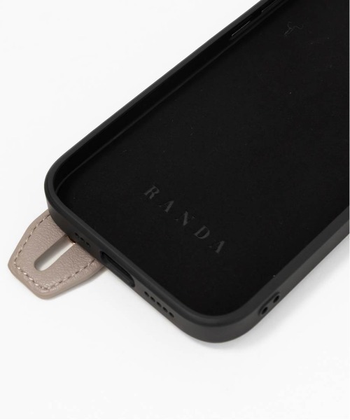 RANDA（ランダ）の「ベルトデザインスマートフォンケース（スマホケース/カバー・レディース・ブラック/アイボリー/グレイッシュベージュ/キャメル・iPhone 15/iPhone 13 Pro/iPhone 15 Pro/iPhone 13/iPhone 14 Pro/iPhone 14/iPhone 16 Pro/iPhone 16）」の20枚目の写真