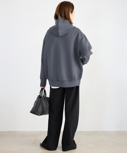 SLOBE IENA(スローブイエナ)の「《WEBのみ4サイズ展開/WEB限定カラー有り》DOUBLECLOTHパンツ(その他パンツ・レディース・ブラック/ブラウン/アイボリー・40/38/36/34)」の6枚目の写真