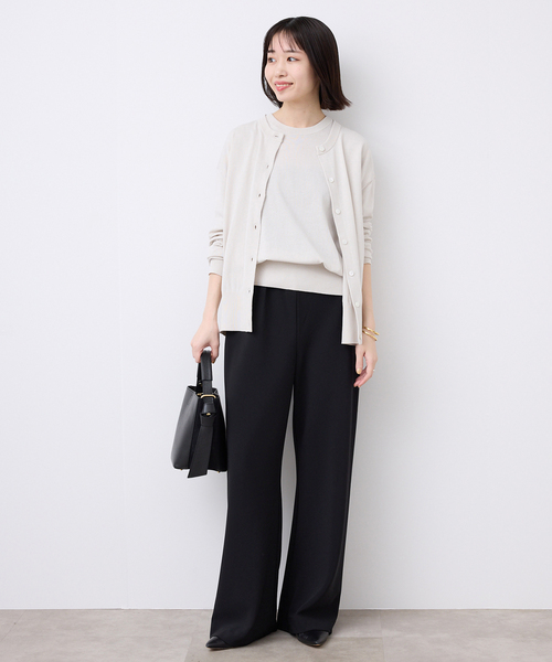 SLOBE IENA(スローブイエナ)の「《WEBのみ4サイズ展開/WEB限定カラー有り》DOUBLECLOTHパンツ(その他パンツ・レディース・ブラック/ブラウン/アイボリー・40/38/36/34)」の11枚目の写真