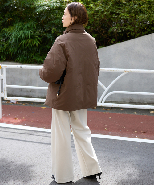 SLOBE IENA(スローブイエナ)の「《WEBのみ4サイズ展開/WEB限定カラー有り》DOUBLECLOTHパンツ(その他パンツ・レディース・ブラック/ブラウン/アイボリー・40/38/36/34)」の21枚目の写真