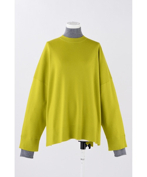 新品　ENFOLD シルクコットンプルオーバー　グリーン　サイズ38 新品 ENFOLD シルクコットンプルオーバー グリーン サイズ38 ENFOLD