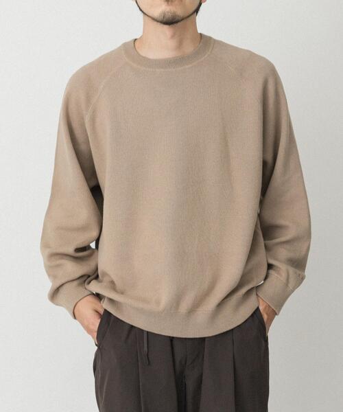 EKAL（エカル）の「ドライニットプルオーバー（ニット/セーター・メンズ・ベージュ系その他/ブラウン/ネイビー・MEDIUM/LARGE）」の4枚目の写真