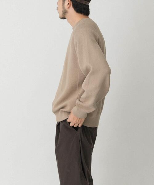 EKAL（エカル）の「ドライニットプルオーバー（ニット/セーター・メンズ・ベージュ系その他/ブラウン/ネイビー・MEDIUM/LARGE）」の7枚目の写真