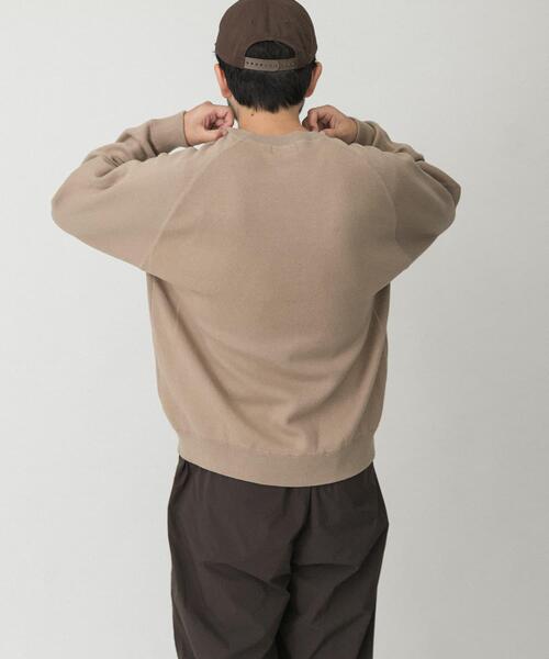 EKAL（エカル）の「ドライニットプルオーバー（ニット/セーター・メンズ・ベージュ系その他/ブラウン/ネイビー・MEDIUM/LARGE）」の8枚目の写真