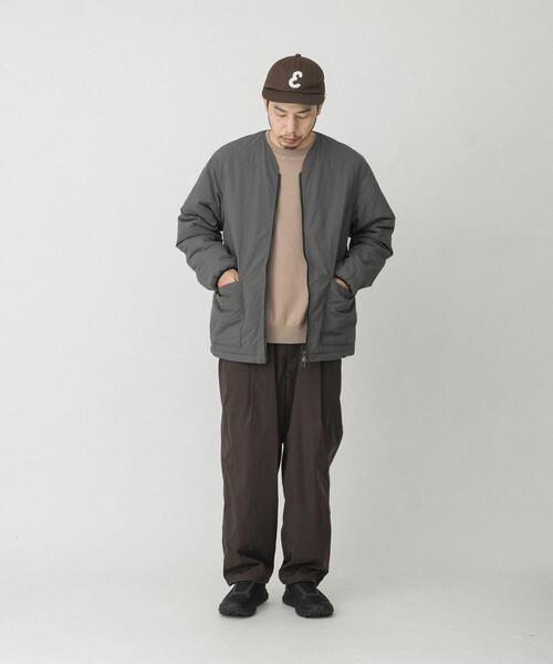 EKAL（エカル）の「ドライニットプルオーバー（ニット/セーター・メンズ・ベージュ系その他/ブラウン/ネイビー・MEDIUM/LARGE）」の9枚目の写真