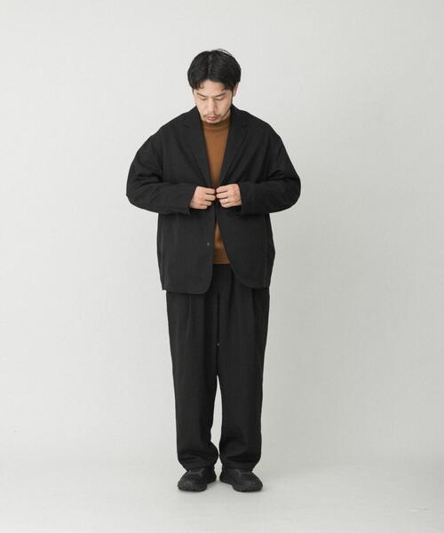 EKAL（エカル）の「ドライニットプルオーバー（ニット/セーター・メンズ・ベージュ系その他/ブラウン/ネイビー・MEDIUM/LARGE）」の22枚目の写真