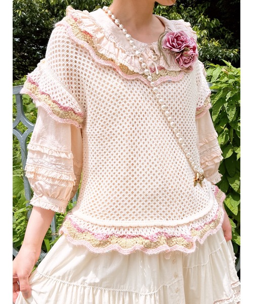 y*y様 ピンクハウス　ローズブーケコサージュ　新品 PINK HOUSE（ピンクハウス）の「ローズブーケコサージュ（ブローチ