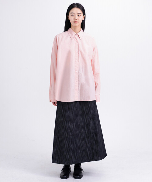 Bshop（ビショップ）の「eunoia | バックプリーツシャツ WOMEN（シャツ/ブラウス・レディース・ピンク・ONE）」の5枚目の写真