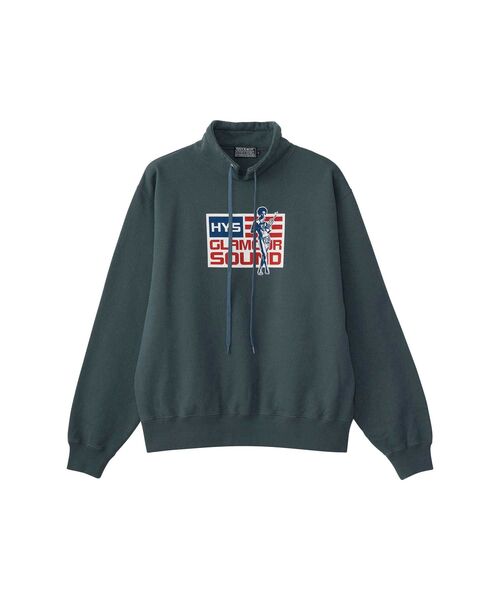 HYSTERIC GLAMOUR（ヒステリックグラマー）の「UNITED SOUND スウェット（スウェット・メンズ・グリーン/グレー/ブラック・MEDIUM/LARGE/X-LARGE/SMALL）」の3枚目の写真