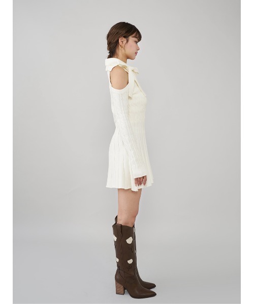 ダーリッチ　アメスリフレアニットミニワンピース ダーリッチ Darich アメスリフレアニットミニワンピース