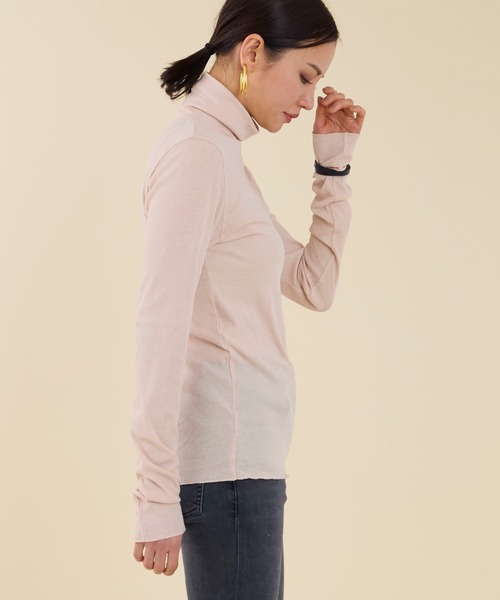 marmors(マルモア)の「【marmors】powder dry tereko turtle neck pullover(Tシャツ/カットソー・レディース・アイボリー/ブルーグレー/ピンク/ブラウン・36)」の22枚目の写真